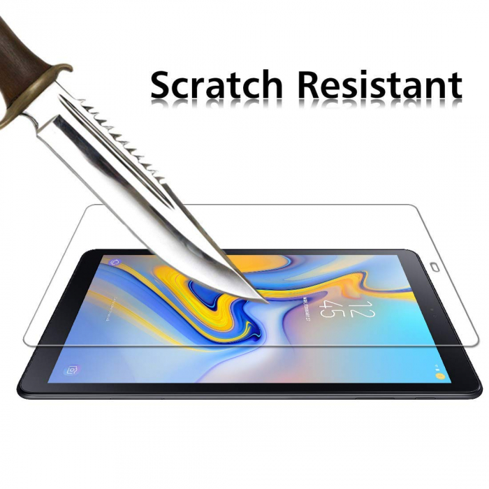 Folie protectie sticla securizata Samsung Tab A T590 / T595 (2018) 10.5'', protectie ecran, fata [7]