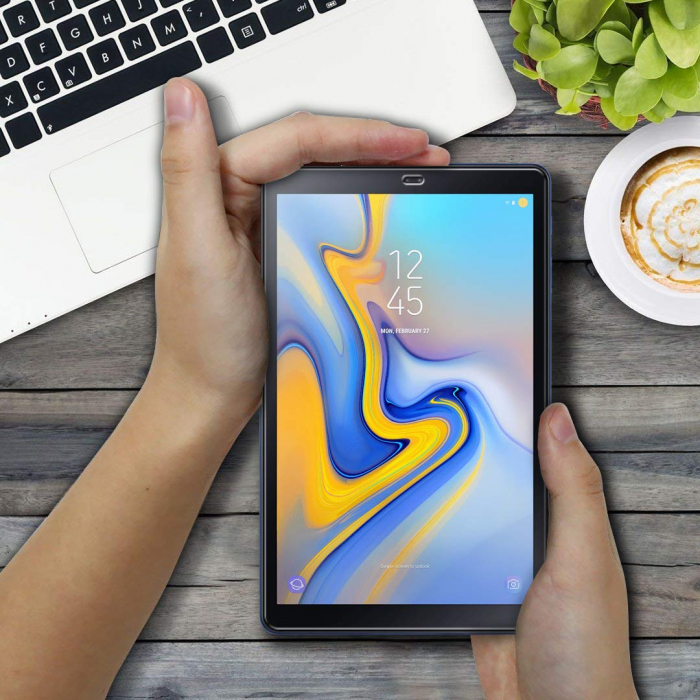 Folie protectie sticla securizata Samsung Tab A T590 / T595 (2018) 10.5'', protectie ecran, fata [4]