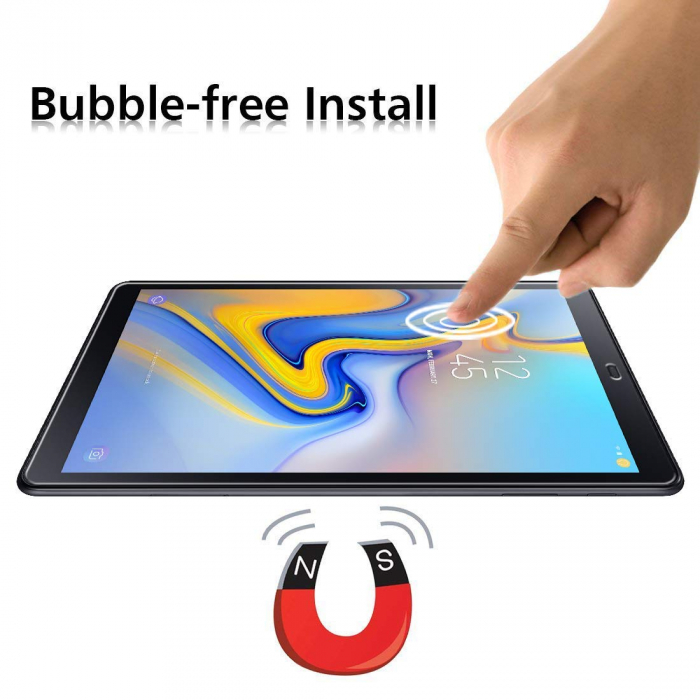 Folie protectie sticla securizata Samsung Tab A T590 / T595 (2018) 10.5'', protectie ecran, fata [6]