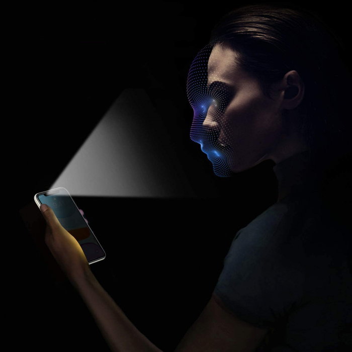 Folie sticla iPhone XR, Privacy, 5D, securizata cu rama metalica, protectie ecran si margini curbate, Negru [4]
