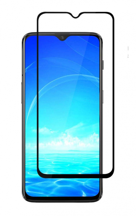Folie sticla OnePlus 6T, protectie ecran tempered glass fata, 5D, acopera tot ecranul, 0.2mm [1]