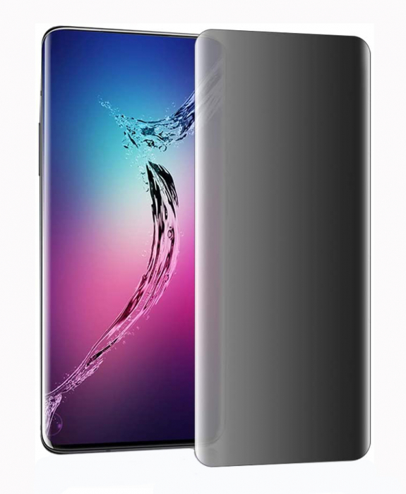 Folie sticla OnePlus 7 PRO, Privacy, 5D, protectie ecran, acopera tot ecranul, 0.25 mm [1]