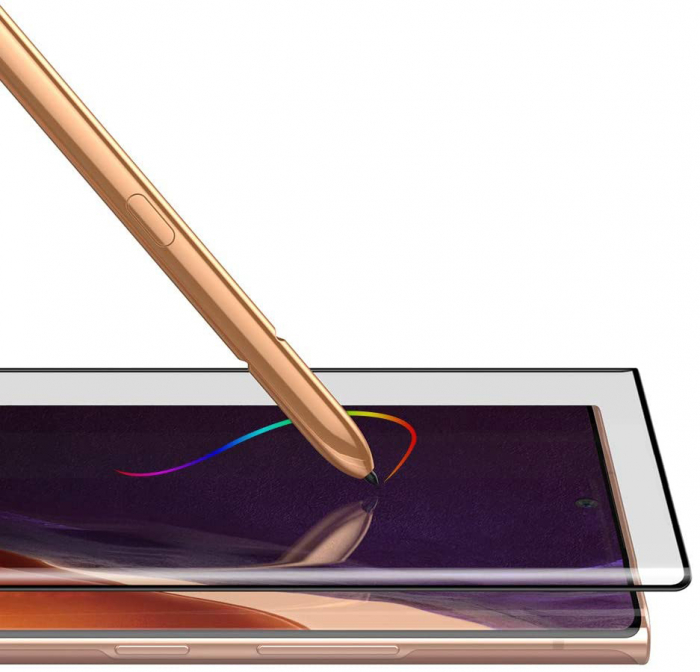 Folie sticla pentru Samsung Galaxy Note 20 ULTRA, Full glue, protectie ecran tempered glass fata, 3D, acopera tot ecranul [3]