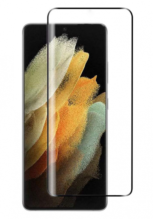 Folie sticla pentru Samsung Galaxy S21, Full glue, protectie ecran tempered glass fata, 3D, acopera tot ecranul [1]