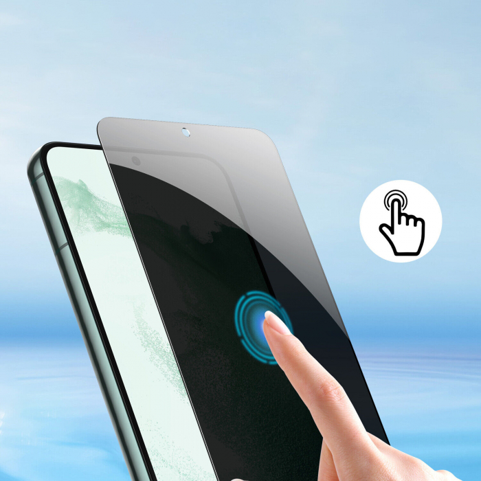 Folie sticla pentru Samsung Galaxy S22, Privacy, protectie ecran securizata, Case friendly [2]