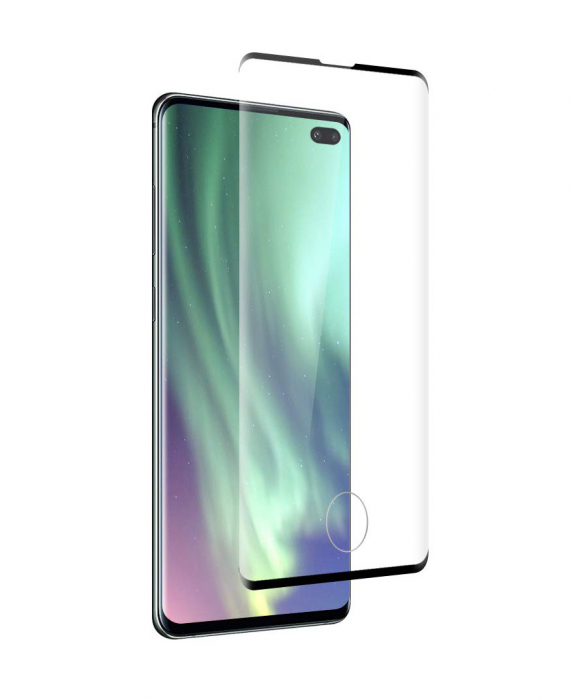 Folie sticla Samsung Galaxy S10, protectie ecran tempered glass fata, 5D, acopera tot ecranul [1]