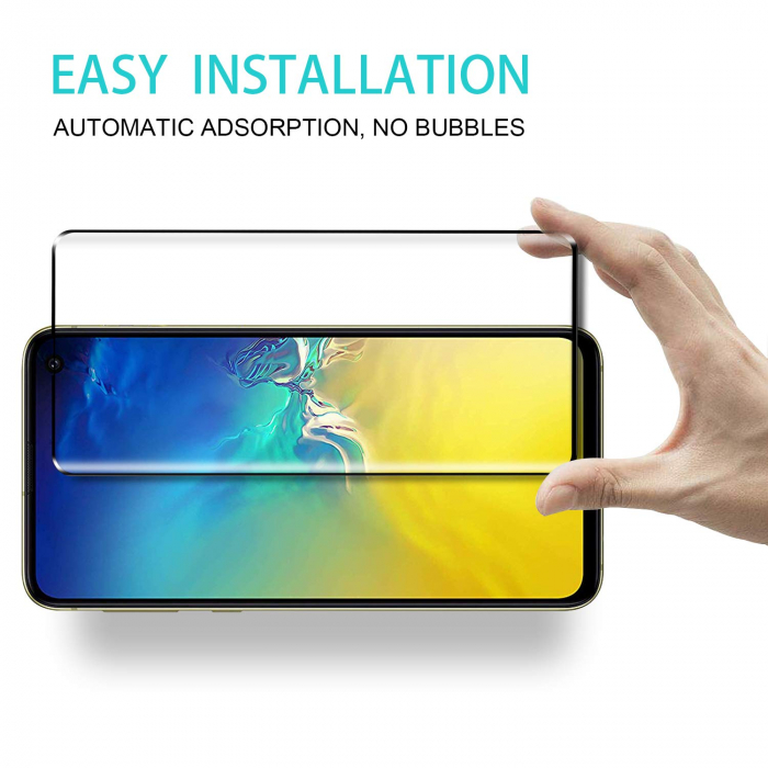 Folie sticla Samsung Galaxy S10e, protectie ecran tempered glass fata, 3D, acopera tot ecranul [5]