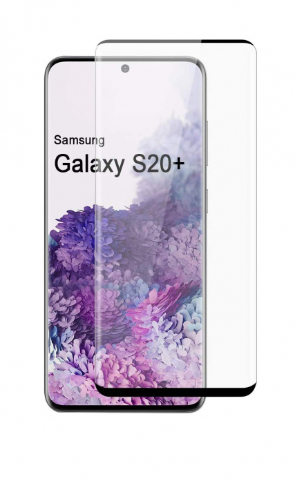 Folie sticla Samsung Galaxy S20 Plus, protectie ecran tempered glass fata, 5D, acopera tot ecranul [1]