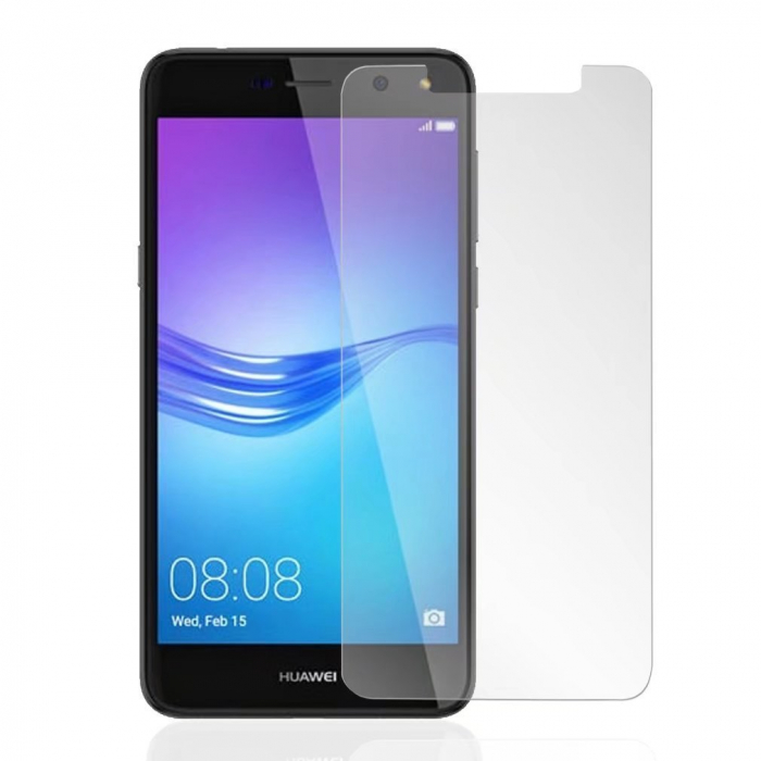 Folie sticla tempered glass MobileSmart©, Huawei Y6 2017, protectie ecran, fata, 0.2mm [1]