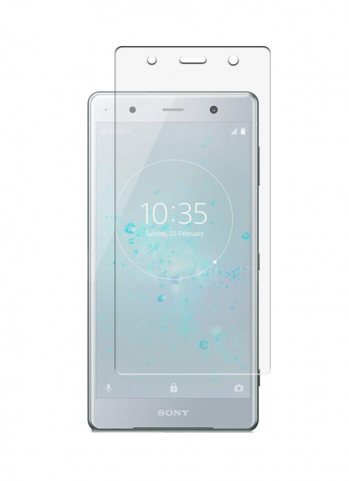 Folie sticla tempered glass MobileSmart©, Sony Xperia XZ 2, protectie ecran, fata, 0.2mm [1]