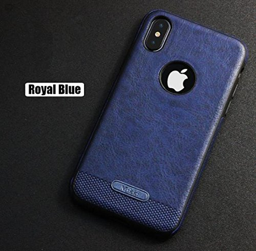 Husa iPhone XR, protectie slim, antisoc, Leather, Blue [3]