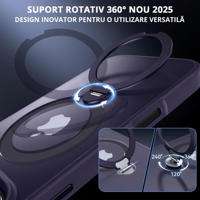 Husă Magnetică MagSafe iPhone 16 Pro Max mov premium [5]