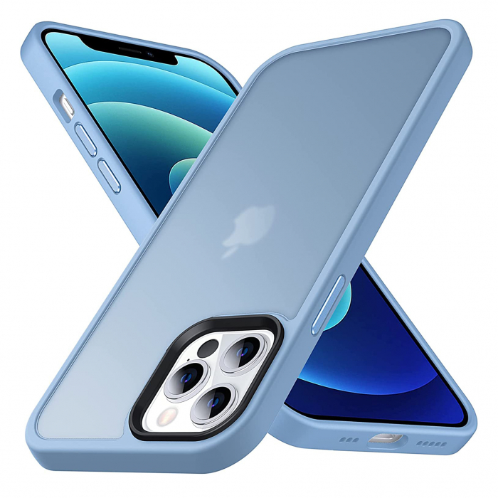 Husă pentru IPhone 12 PRO MAX, ultra slim, Antișoc, Light Blue [1]