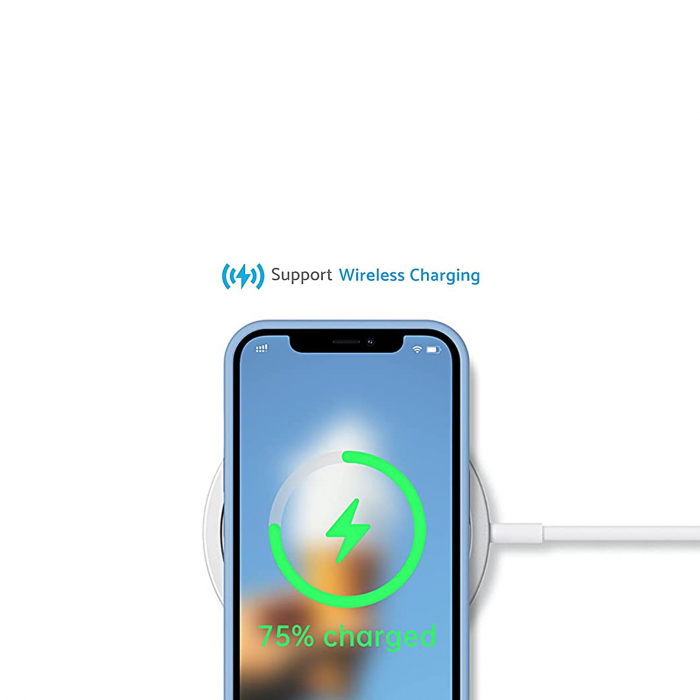 Husă pentru IPhone 12 PRO MAX, ultra slim, Antișoc, Light Blue [5]