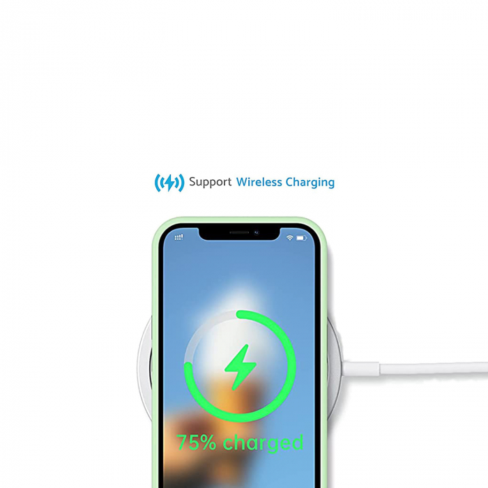 Husă pentru IPhone 12 PRO MAX, ultra slim, Antișoc, Light Green [4]