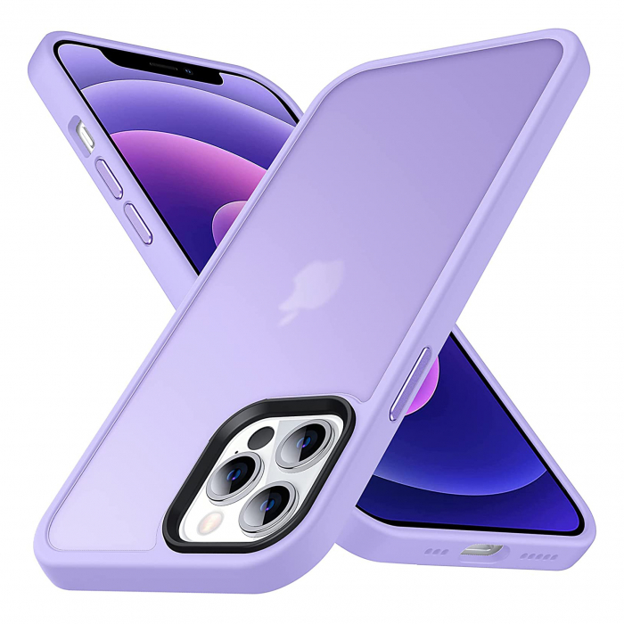 Husă pentru IPhone 12 PRO MAX, ultra slim, Antișoc, Purple [1]