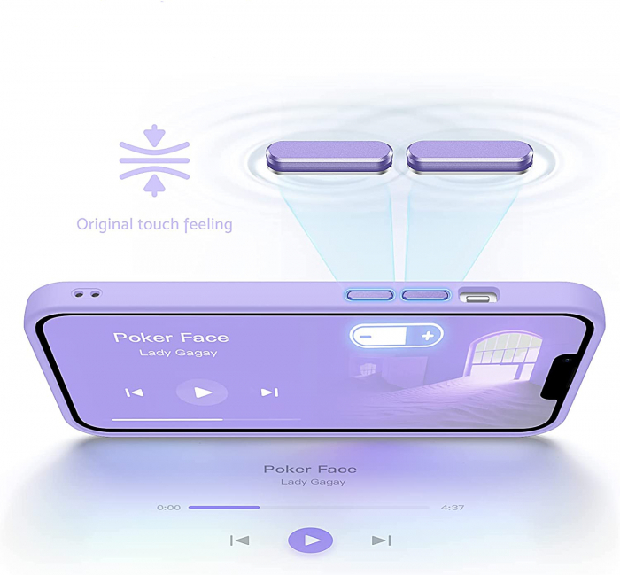 Husa pentru IPhone 13 PRO MAX MagSafe, ultra slim, Antisoc, Purple [3]