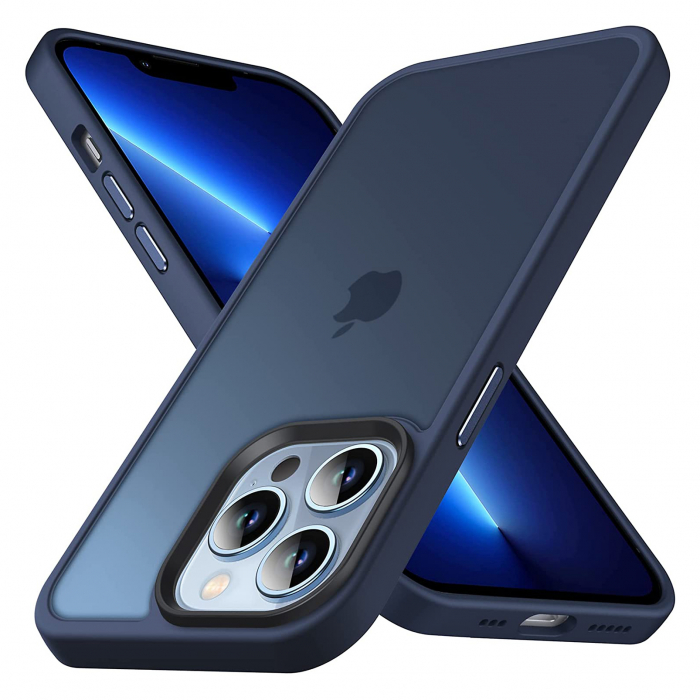 Husă pentru IPhone 13 PRO MAX, ultra slim, Antișoc, Blue [1]