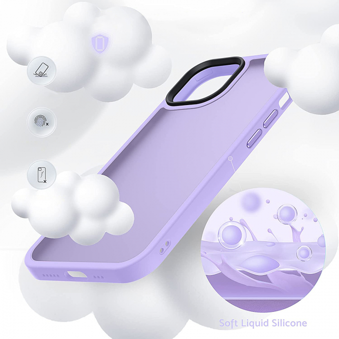 Husă pentru IPhone 13 PRO MAX, ultra slim, Antișoc, Purple [6]