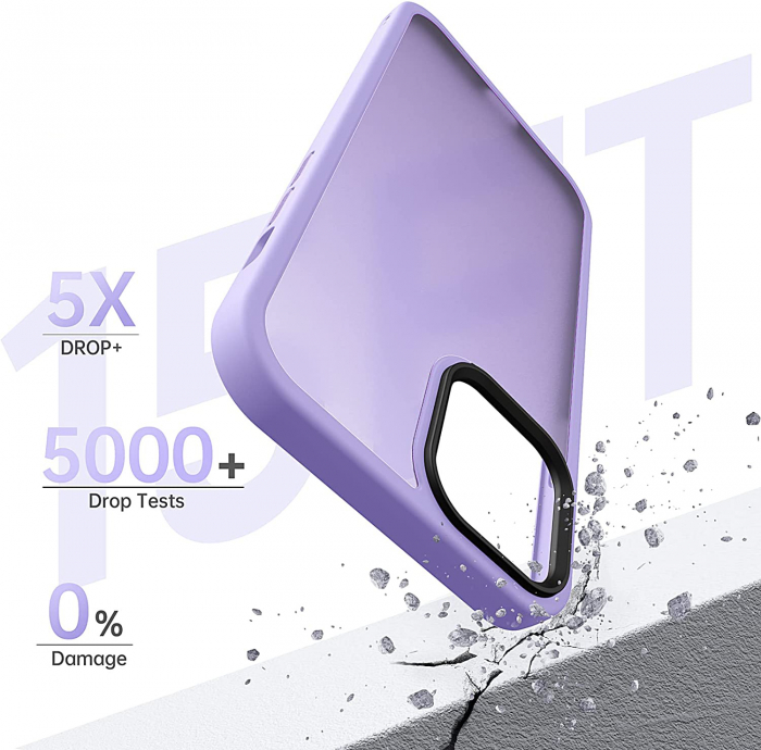 Husă pentru IPhone 13 PRO MAX, ultra slim, Antișoc, Purple [3]