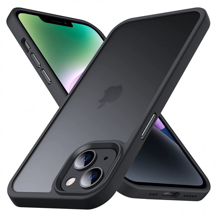 Husă pentru iPhone 13, ultra slim, Antișoc, Negru [1]