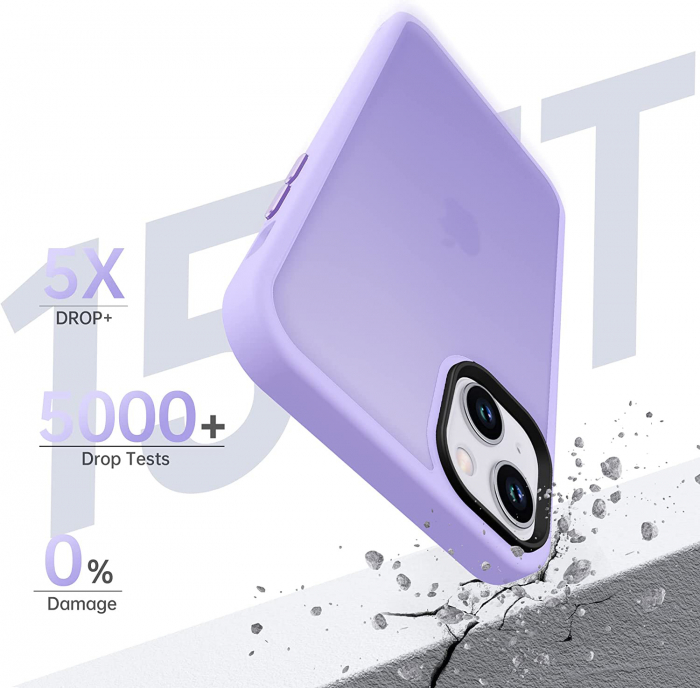 Husă pentru iPhone 13, ultra slim, Antișoc, Purple [4]