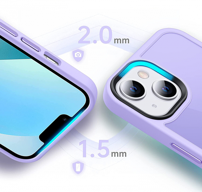 Husă pentru iPhone 14 PLUS MagSafe, ultra slim, Antișoc, Purple [2]