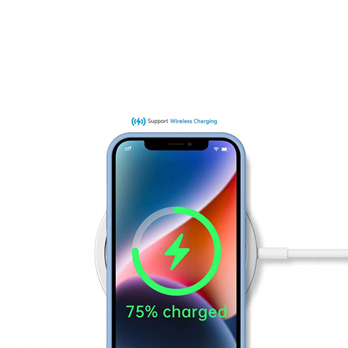 Husă pentru iPhone 14 PLUS, ultra slim, Antișoc, Light Blue [5]