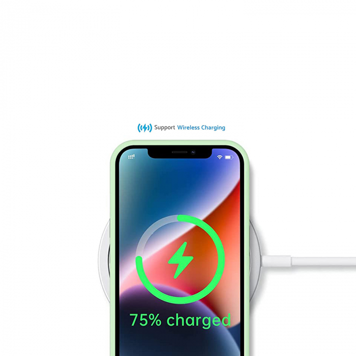 Husă pentru iPhone 14 PLUS, ultra slim, Antișoc, Light Green [4]