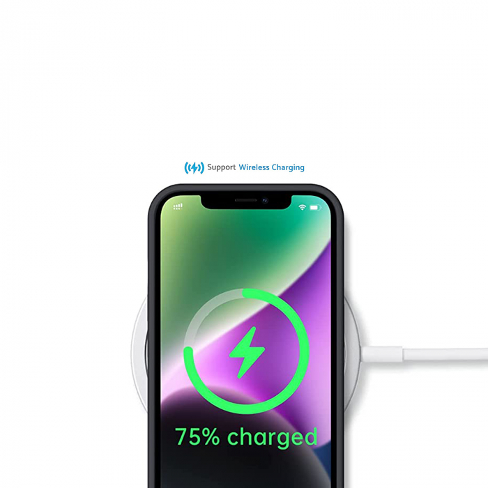 Husă pentru iPhone 14 PLUS, ultra slim, Antișoc, Negru [5]