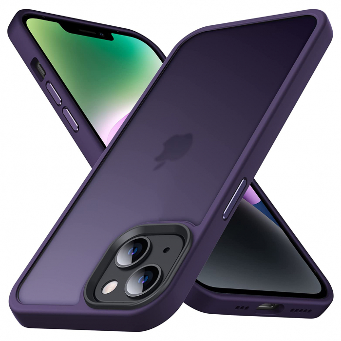Husă pentru iPhone 14 PLUS, ultra slim, Antișoc, Purple [1]