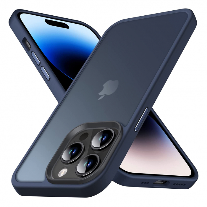 Husă pentru IPhone 14 PRO MAX, ultra slim, Antișoc, Blue [1]