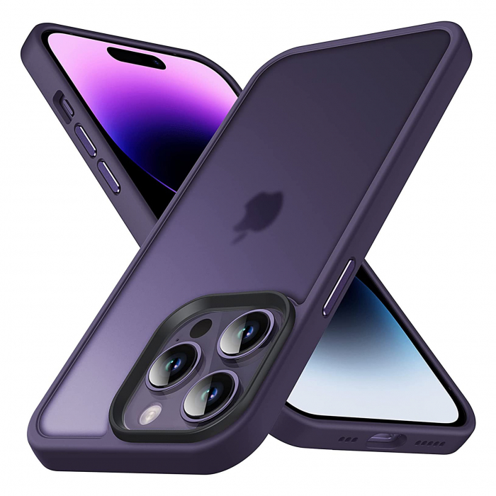 Husă pentru IPhone 14 PRO MAX, ultra slim, Antișoc, Purple [1]