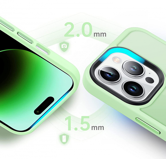 Husă pentru iPhone 14 PRO, ultra slim, Antișoc, Light Green [4]
