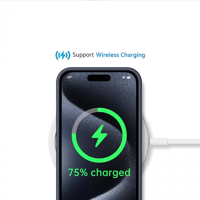 Husă pentru iPhone 15 PRO MAX, ultra slim, Antișoc, Blue [4]