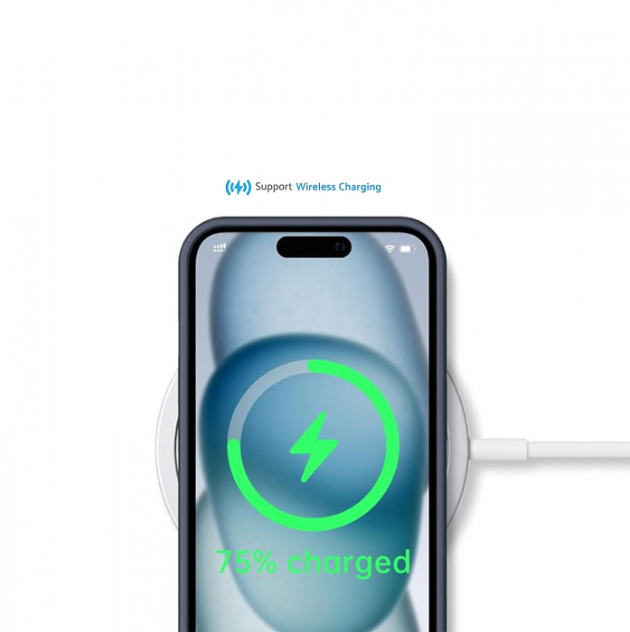 Husă pentru iPhone 15, ultra slim, Antișoc, Blue [4]