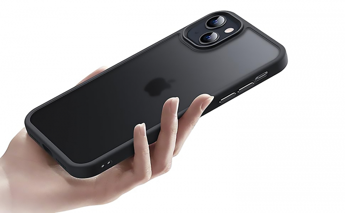 Husă pentru iPhone 15, ultra slim, Antișoc, Negru [8]