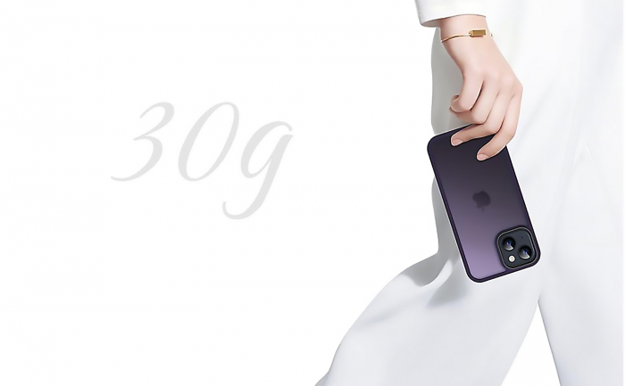 Husă pentru iPhone 15, ultra slim, Antișoc, Purple [7]