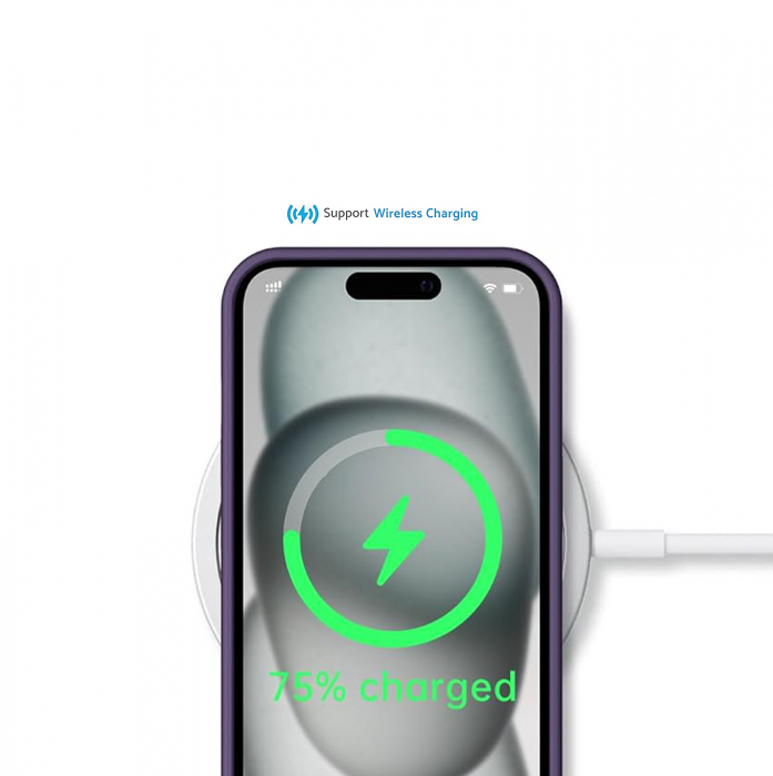 Husă pentru iPhone 15, ultra slim, Antișoc, Purple [4]