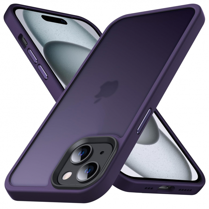 Husă pentru iPhone 15, ultra slim, Antișoc, Purple [1]