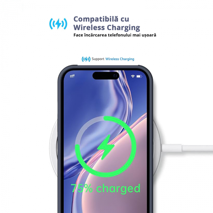 Husă pentru iPhone 16 PRO MAX, ultra slim, Antișoc, Blue [5]