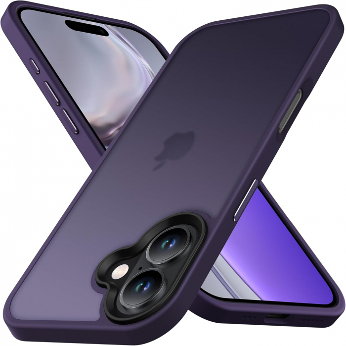 Husă pentru iPhone 16, ultra slim, Antișoc, Purple [1]