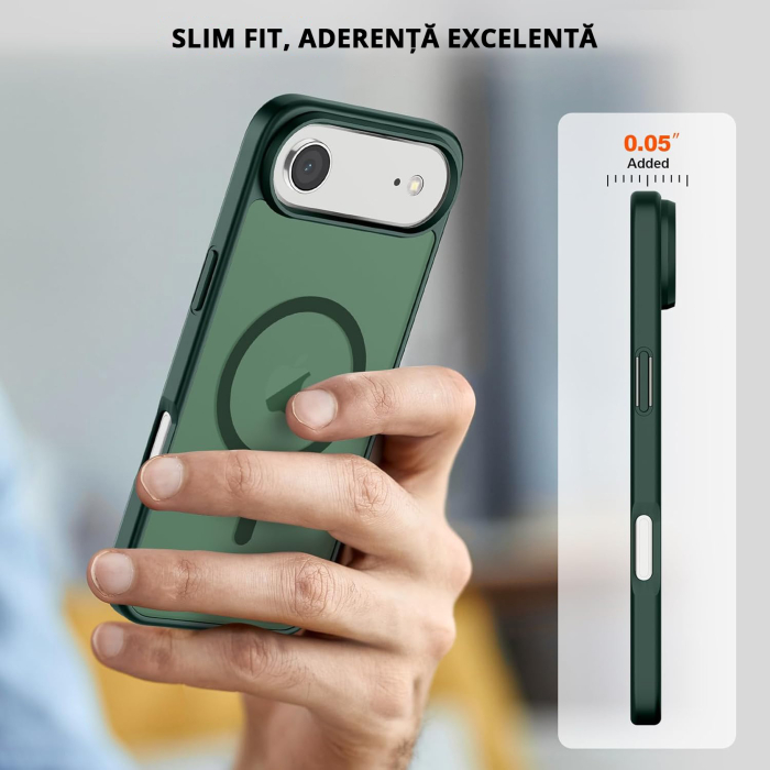 Husă pentru Iphone AIR, MagSafe, ultra slim, Antișoc, Verde [7]