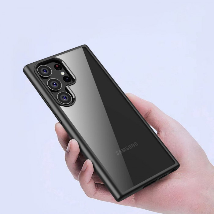 Husă pentru Samsung Galaxy S22 ULTRA, ultra slim, Antișoc, Negru [7]