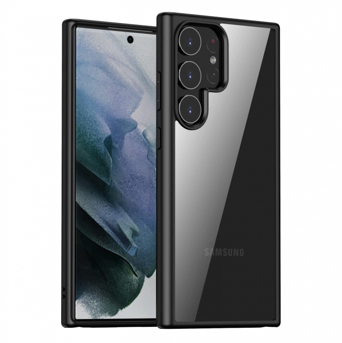 Husă pentru Samsung Galaxy S23 ULTRA, ultra slim, Antișoc, Negru [1]