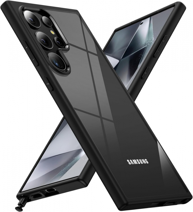 Husă pentru Samsung Galaxy S24 ULTRA, ultra slim, Antișoc, Negru [1]