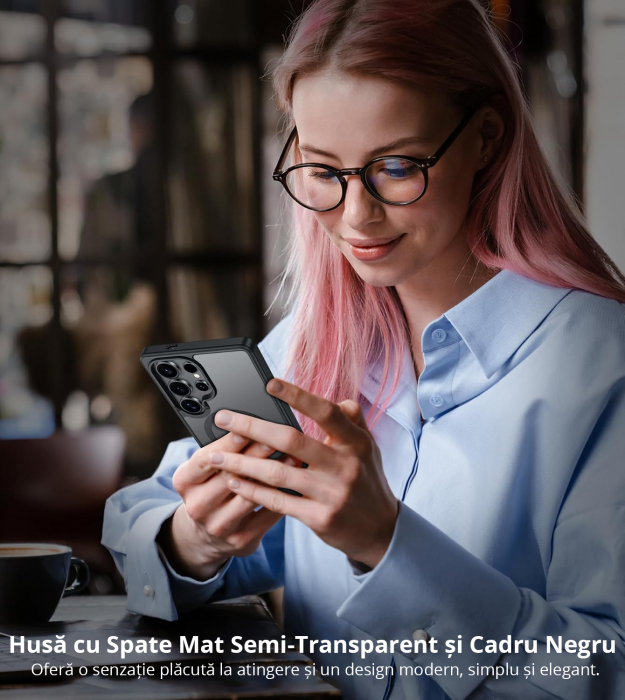 Husă pentru Samsung Galaxy S25 ULTRA, MagSafe, ultra slim, Antișoc, Negru [7]