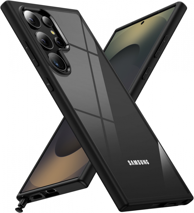 Husă pentru Samsung Galaxy S25 ULTRA, ultra slim, Antișoc, Negru [1]