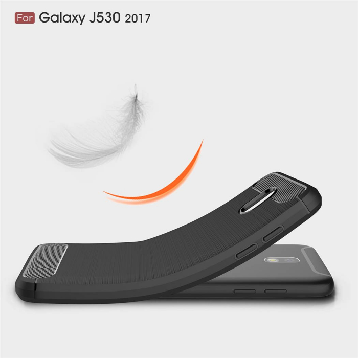 Husa Samsung Galaxy J5 2017, Slim Armor Carbon, carcasa spate Antisoc, Negru [5]
