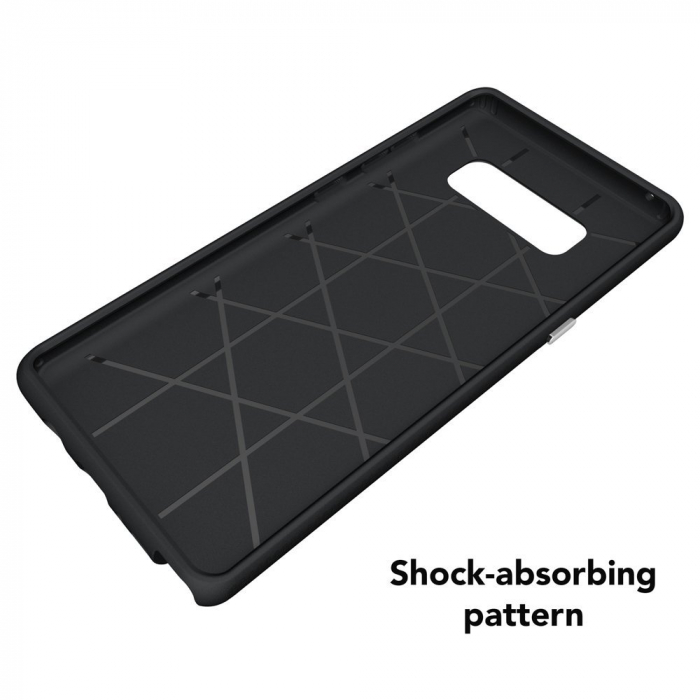 Husa Samsung Galaxy Note 8, Hybrid Slim, carcasa spate Antisoc, Negru [5]